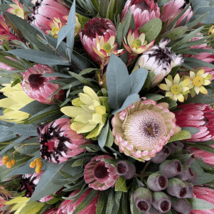Native style seasonal bouquet